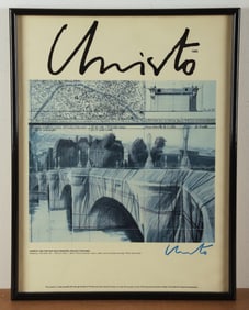 Jean-Claude Christo Signed Poster