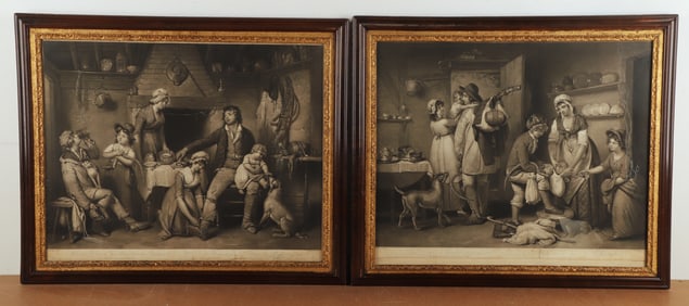 (2) 19th C Framed Engravings