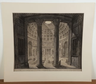 Giovanni Piranesi "Veduta Interna del Panteon"