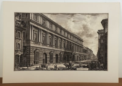 Giovanni Piranesi "Veduta del Palazzo Stopani"