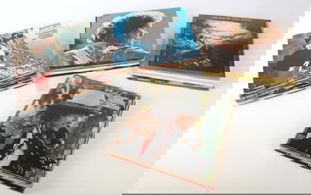 (35+/-) LP vinyl record albums, rock & folk