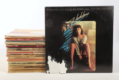 (40+/-) LP vinyl record albums, 50s & 60s, show music