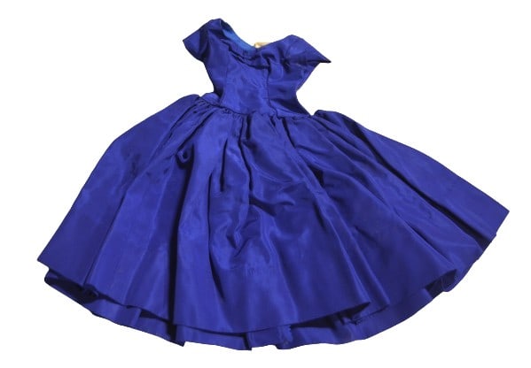 Blue Taffeta "Cissy" Dress, Madame Alexander (1 of 5)