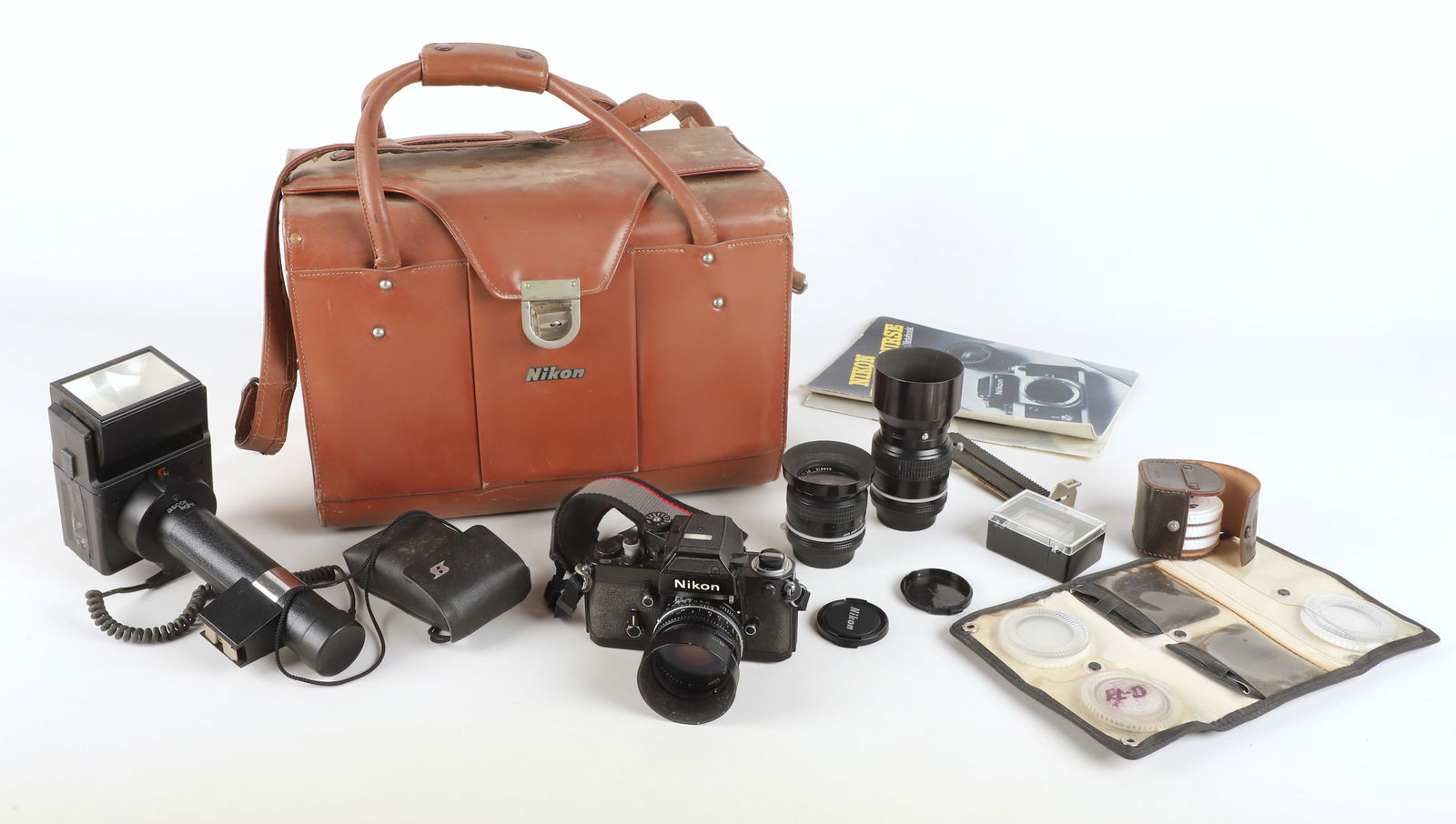 Nikon FM SLR camera and accessories (1 of 6)
