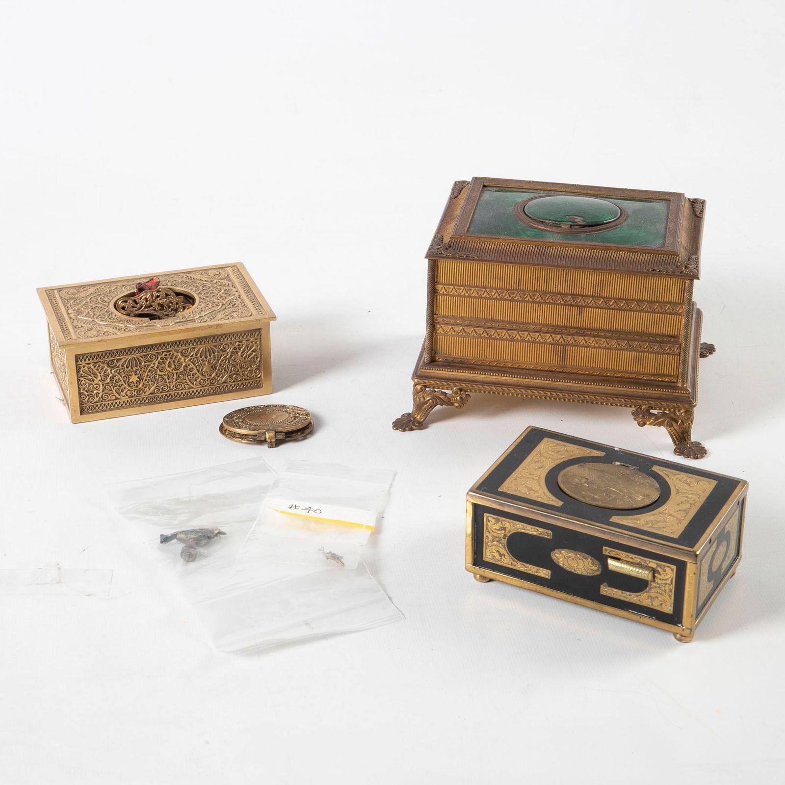 (3) Automaton Musical Bird Boxes for Repair (1 of 4)