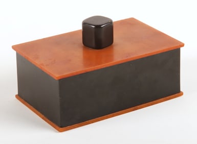 Art Deco bakelite trinket box