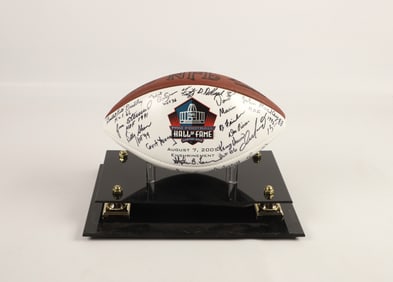 Football signed (33) Attendees - 2005 Enshrinement