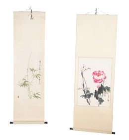 (2) Chinese scrolls