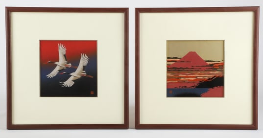 (2) Toshio Tsukada paintings