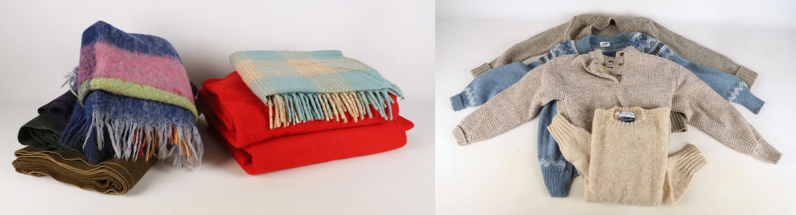 A Collection of Vintage Blankets and Sweaters (1 of 10)