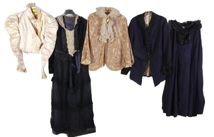19th and 20th C Bodice, Ensembles and Cape