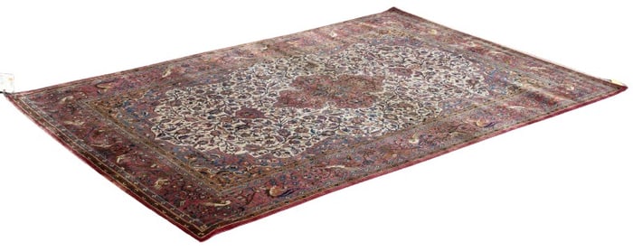 4'1-3/4" x 6'8-1/2" Silk Khorassan Rug