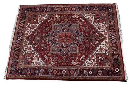 7'7" X 11'5" Late 20th C. Heriz Rug