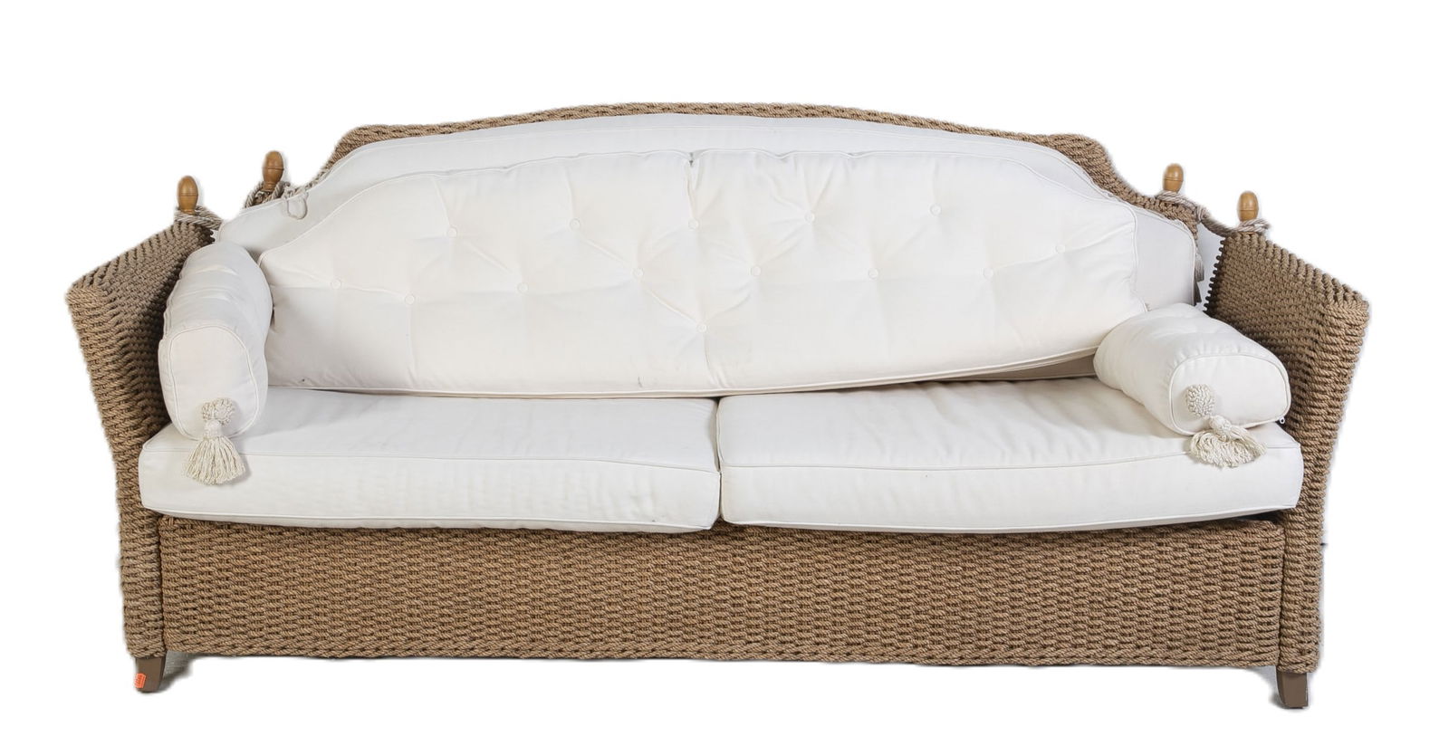 Smania woven rope and rattan sofa (1 of 8)