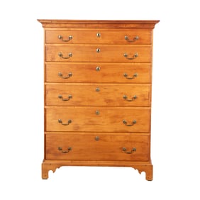 Maple high chest
