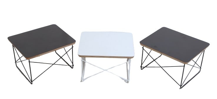 (3) Eames "LTR" Eiffel low tables (1 of 7)