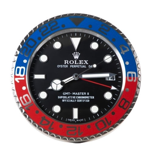 Watch dealer Rolex Pepsi display clock (1 of 4)