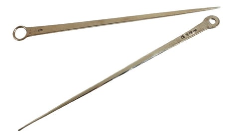 (2) Sterling silver skewers