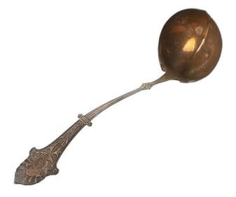 J Bachman sterling silver ladle, 6.15 TO