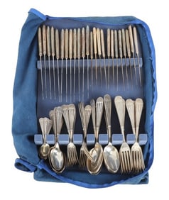 (79) Pieces Cardeilhac Louis XVI flatware, 121.175 TO