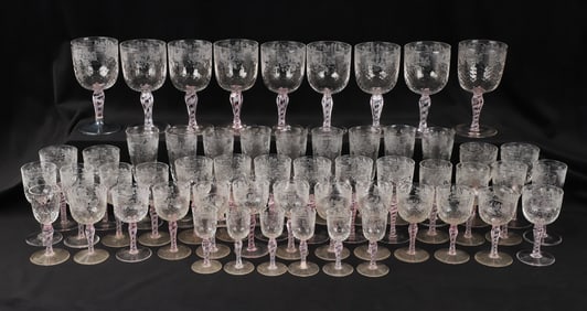 (55) 17/18th C Continental Facon de Venise Glasses