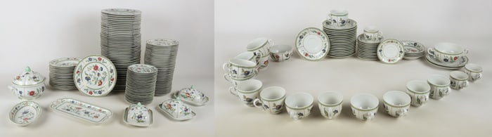 (193) Pcs Villeroy & Boch Indian Summer dinnerware