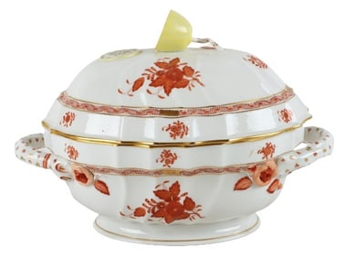Herend porcelain Chinese Bouquet Lemon Tureen