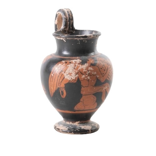 Greek pottery attic vessel, ca 300 BC (1 of 4)