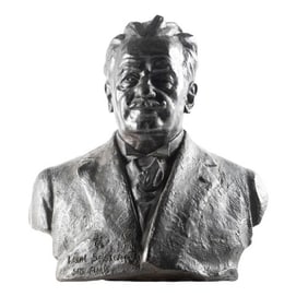 Pierre de Soete Bronze Bust of Leon Sasserath
