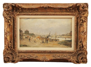 Stanislas Lepine "Construction of the Seine Embankment"