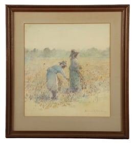 Alice Ravenel Huger Smith "Picking Cotton"
