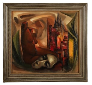 Francesc Coradal Cugat Painting "Icons of Spain"