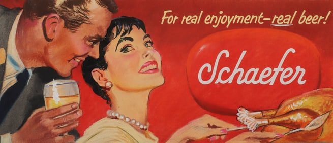 Mark Miller Schaefer Beer Illustration