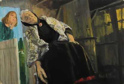 Mark Miller Gothic Romance Story Illustration