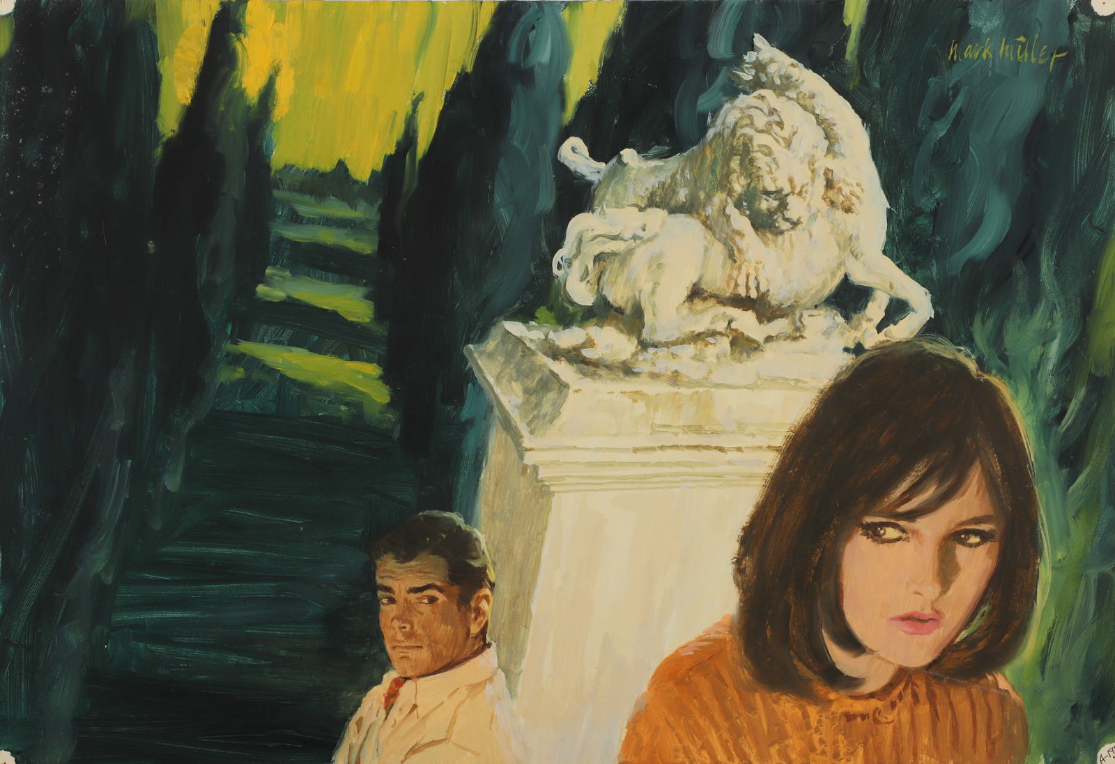 Mark Miller Gothic Romance Story Illustration (1 of 5)