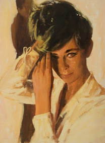 Mark Miller Young Woman Portrait Illustration
