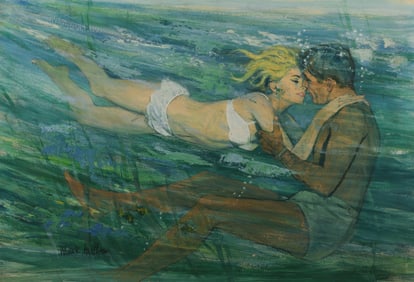 Mark Miller Underwater Lovers Illustration