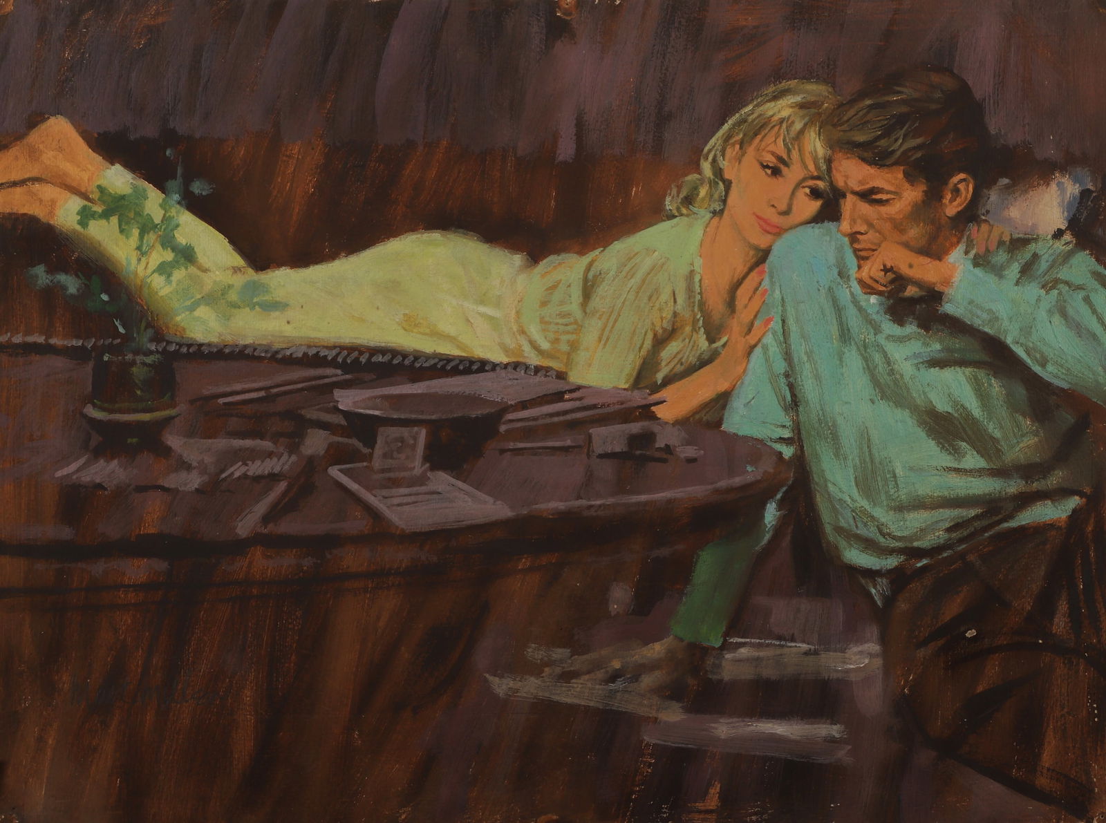 Mark Miller Romance Story Illustration (1 of 5)