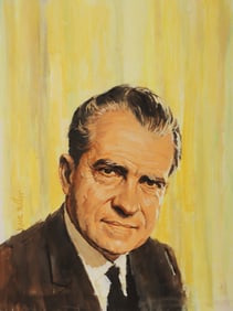 Mark Miller Portrait of Richard Nixon