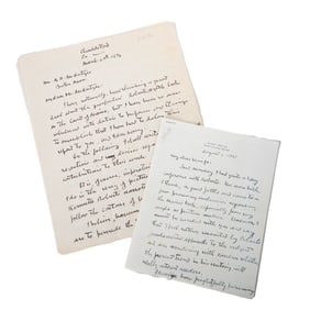 (2) N.C. Wyeth Letter Correspondences