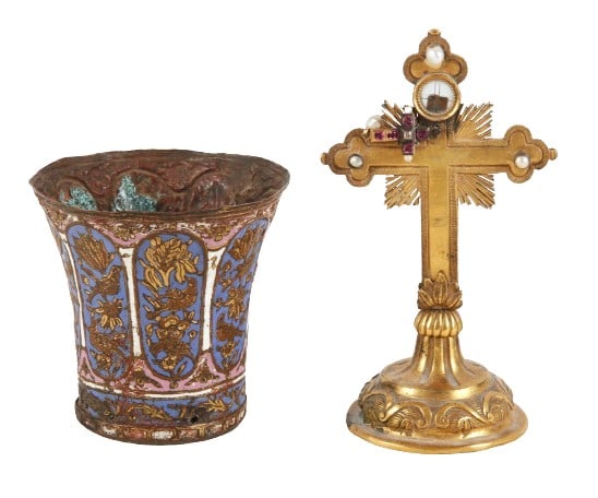 (2) Antique bronze items (1 of 10)