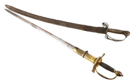 (2) Antique swords