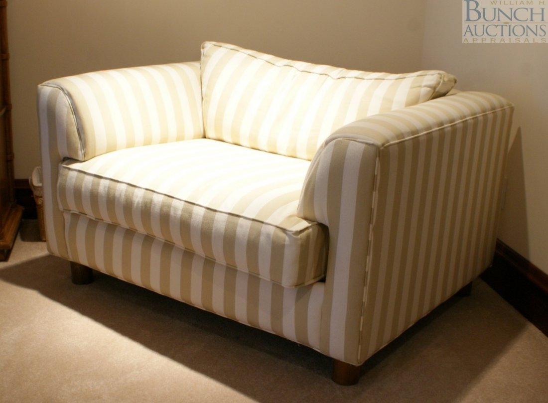 Upholstered three seat sofa and small loveseat by : Upholstered three seat sofa and small loveseat by Central Park Collection, Bloomingdales, couch 90"w, loveseat 60"w