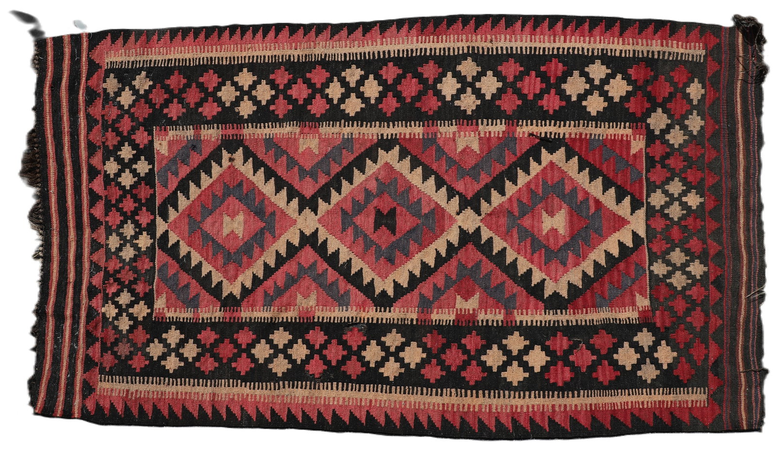 3'3" X 5'8" Afghan Kilim: 3'3" X 5'8" Afghan Kilim