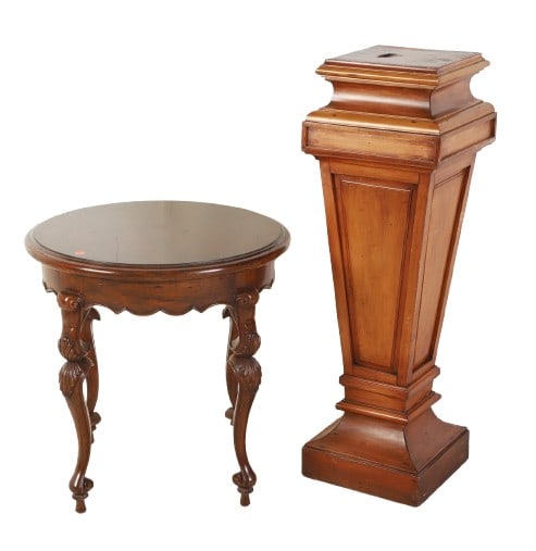 Italian style carved lamp table (1 of 9)