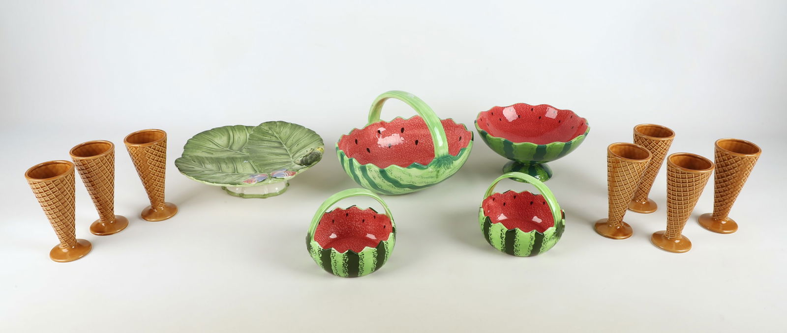 (12) Whimsical porcelain serving pieces (1 of 4)