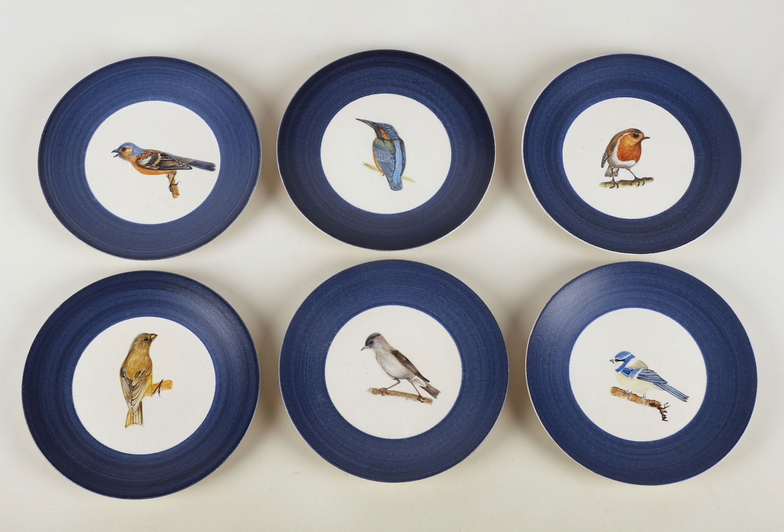 (6) French Pottery Plates by Marcel Guillot (1 of 8)