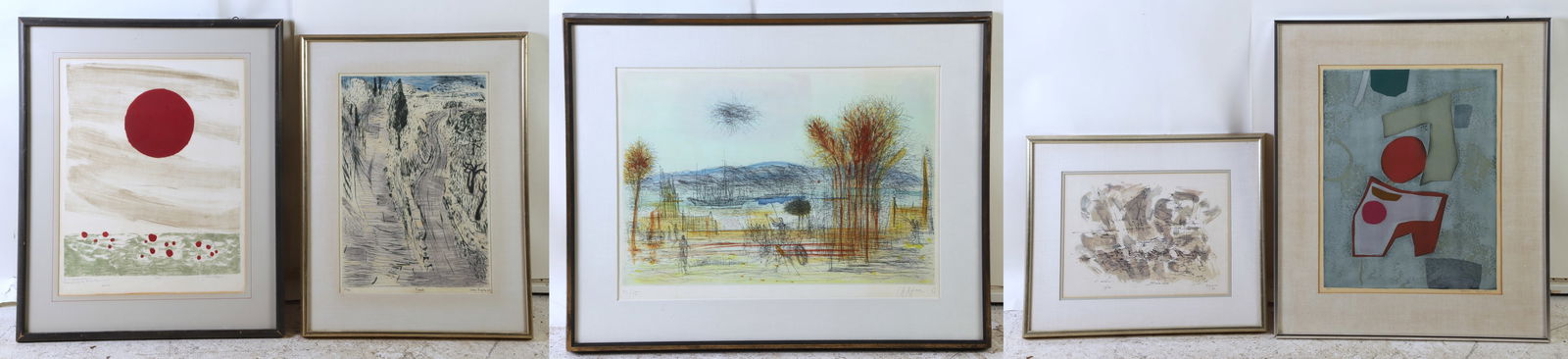 (5) Framed Modern Prints (1 of 4)