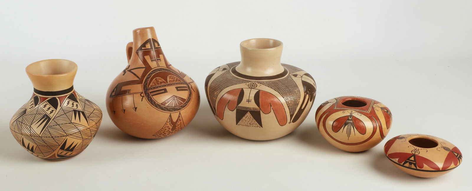 (5) Hopi Pottery Vessels (1 of 14)