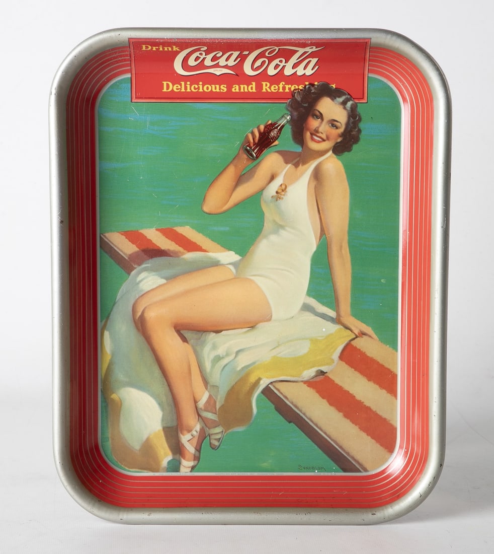 1939 Coca-Cola Serving Tray. Coshocton, OH (1 of 4)